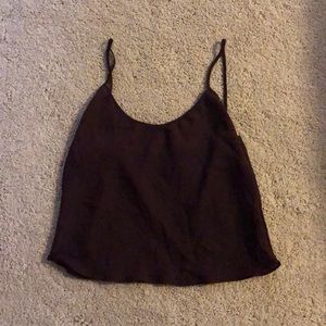Plum Colored Sheer Tank Top
